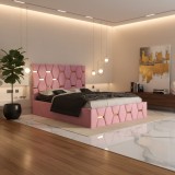 Pat Tapitat Bia Roz Catifea Premium Model popular