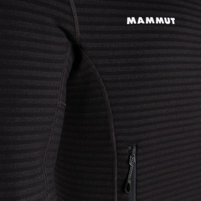 Jachetă de fleece MAMMUT Taiss Light ML Hooded black L foto
