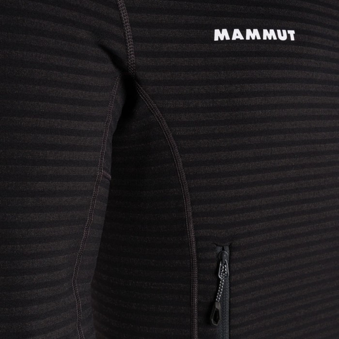 Jachetă de fleece MAMMUT Taiss Light ML Hooded black L