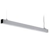 Corp iluminat liniar 120cm 40w 4000k alb neutru - argintiu, Oem