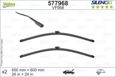 SET STERGATOARE VALEO SILENCIO X.TRM 650/600 MM VF968 foto
