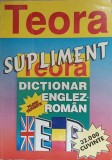 DICTIONAR ENGLEZ-ROMAN 32.000 CUVINTE. SUPLIMENT LA DICTIONARUL ENGLEZ-ROMAN DE 70.000 DE CUVINTE-COLECTIV-224724
