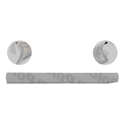 Segment reparatie prag Chevrolet Aveo, 01.2003-03.2006; Daewoo Kalos, 01.2003-, partea dreapta, inferior; metal galvanizat; lungime 1720 mm, foto