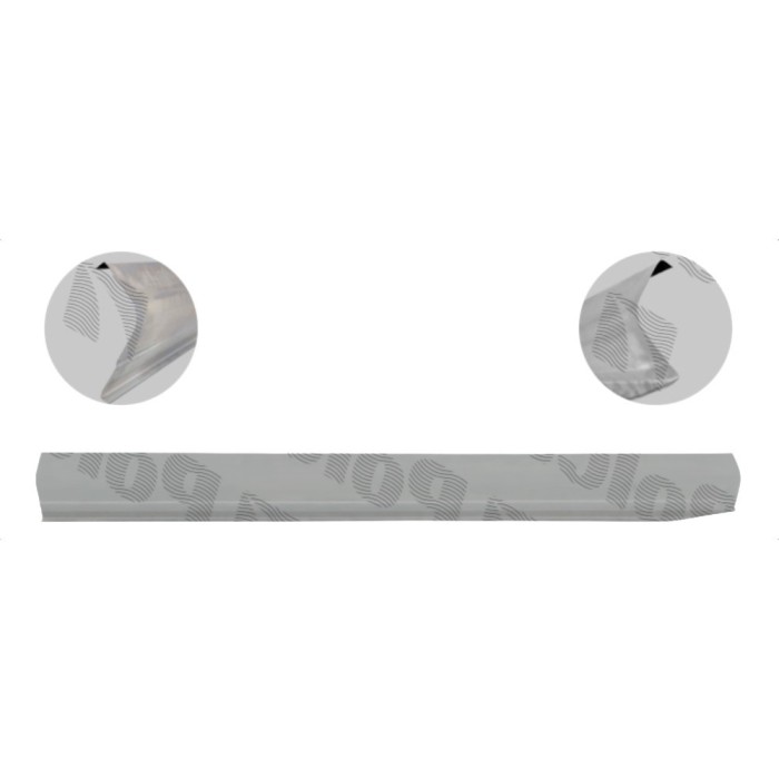 Segment reparatie prag Chevrolet Aveo, 01.2003-03.2006; Daewoo Kalos, 01.2003-, partea dreapta, inferior; metal galvanizat; lungime 1720 mm,