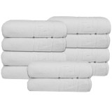 Set 10 Prosoape, Hoteliere, Pufoase, Textura Moale si Absorbtie Superioara, 30cmx50cm, 100% Bumbac d