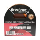 Furtun aer compresor 10 m din PVC cu cuplare rapida universala Breckner
