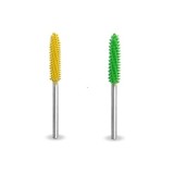 Raspel Biax sculptura lemn Taper - 3,2 mm, 2,4mm, Granulatie Saburr ASPRA - VERDE