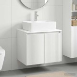 Cumpara ieftin Dulap pentru Chiuveta de Baie Alb 62,5 x 44,5 x 80 cm