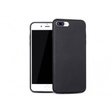 Husa protectie pentru iPhone 7/8 tip carcasa slim din silicon mat, Negru