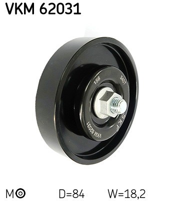 SKF VKM 62031 rola intinzator,curea transmisie foto