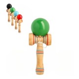 Cumpara ieftin Kendama 18cm cu Bila 6cm din Lemn, Diverse Culori - KEND5502