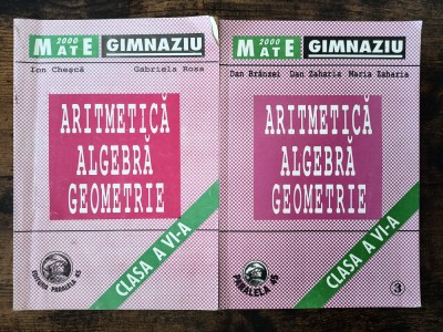 Aritmetica, Algebra, Geometrie, clasa a VI-a - Dan Branzei, vol. 1 si 3 / R5P1F foto