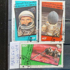 TS22 - Timbre serie Republica Djibouti - cosmos 1982