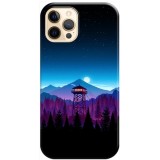Husa compatibila cu Apple iPhone 13 Pro Max model Firewatch Tower, Silicon, TPU, Viceversa, Transparent, Carcasa
