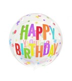 Balon folie 20 cm Happy Birthday, Godan