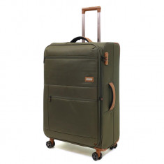 Troler Ella Icon Textil Atena Verde, 77X46X31 cm ComfortTravel Luggage