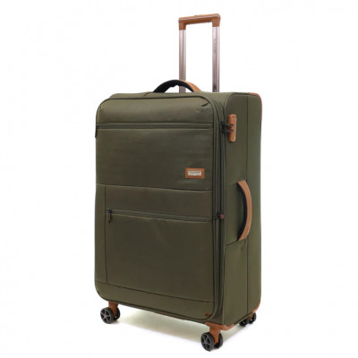 Troler Ella Icon Textil Atena Verde, 77X46X31 cm ComfortTravel Luggage foto