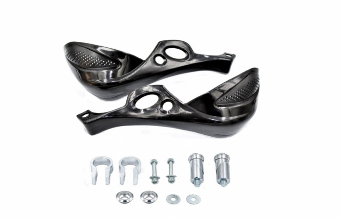 Set 2 protectii maini, prindere pentru ghidon 22mm, culoare negru Cod Produs: MX_NEW PF 26 700 0029ML