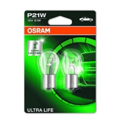 SET 2 BECURI 12V P21W ULTRA LIFE BLISTER OSRAM