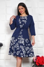 Compleu Elegant Spring Navi - 56Marimea foto