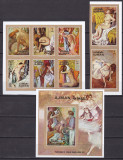 Ajman 1971 pictura Degas MI 835-842 B + bl. 276B MNH, Nestampilat