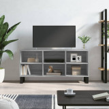 Comoda TV, gri sonoma, 103,5x30x50 cm, lemn compozit GartenMobel Dekor, vidaXL