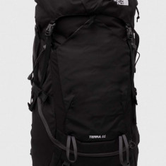 The North Face rucsac Terra 55 barbati, culoarea negru, mare, neted, NF0A87BZKT01