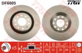 Disc frana AUDI A4 (8E2, B6) (2000 - 2004) TRW DF6005