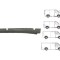 Prag metalic Ford Transit/Tourneo (V347/8), 05.2006-04.2013, Transit (V184/5), 05.2000-04.2006, fata, Dreapta, sub usa fata