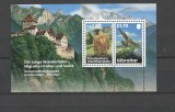 LIECHTENSTEIN 2025 FAUNA PASARI DE PRADA EMISIUNE COMUNA CU GIBRALTAR