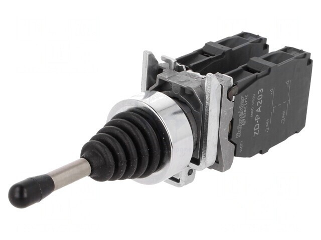Joystick Comutator 22mm 1NO Negru
