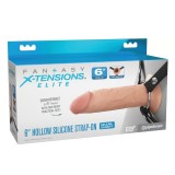 Fantasy X-Tensions Elite-Strap-on Gol din Silicon 15,2 cm