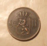 NORVEGIA 5 ORE 1876 FRUMOASA