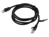 Cablu Patch Cord UTP Cat6 Negru 8m, Vention