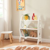 Raft pentru copii T&aring;rnby, forma de racheta, 3 polite, alb