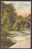 3643 - OCNA-SIBIULUI Park Leporello -old postcard + 10 mini photocards used 1908, Circulata, Printata