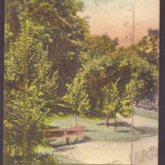 3643 - OCNA-SIBIULUI Park Leporello old postcard + 10 mini photocards used 1908