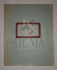 MANUSCRIS, TACHE PAPAHAGI, &amp;quot; POESIA LIRICA ROMANEASCA CULTA INAINTE DE VASILE ALECSANDRI&amp;quot;, 1914 foto