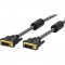 Cablu video Ednet DVI-D Male - DVI-D Male Dual Link 2m negru