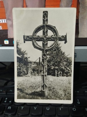 Cruce votivă, Maramureș, Croix votive, Grabkreuz, A tomb cross, circa 1938, 205 foto