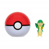 Figurina Pokemon - Clip N Go Snivy &amp; Poke Ball
