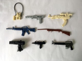 Lot 7 figurine diverse arme (exact ce se vede in imagine), plastic