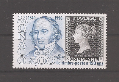 Monaco 1990 - Cea de-a 150-a aniversare a lui Penny Black, MNH foto