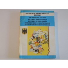 DICTIONAR ROMAN - GERMAN , DICTIONAR GERMAN - ROMAN de LUCIA BERCIU , 1998