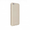 Husa capac silicon Hana Jelly Pearl, Samsung G973 Galaxy S10, Gold Blister