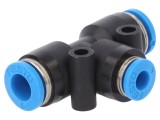Teu Reducție Mufabil Polimer 6mm la 4mm 0,95-6bar