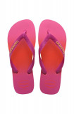 Havaianas slapi TOP FASHION femei, culoarea roz, cu toc plat, 4137258.5023