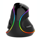 MOUSE DELUX negru M618PLUS-RGB-BK