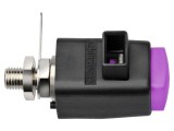 Clemă de laborator purpurie 16A 300VDC
