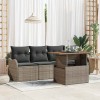 VidaXL Set de canapele pentru grădină 5 pcs Gri 100 x 55 x 73 cm 3349390